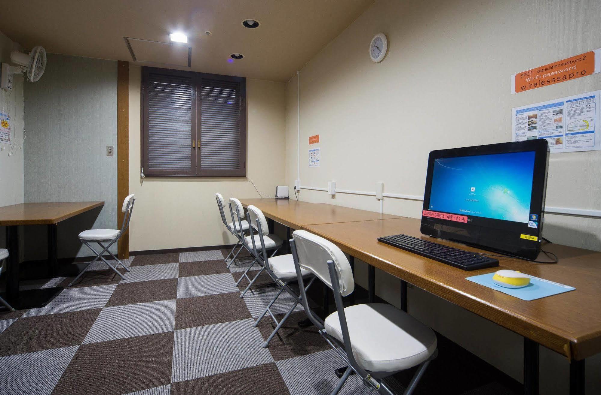 Capsule Inn Sapporo Hostel Luaran gambar